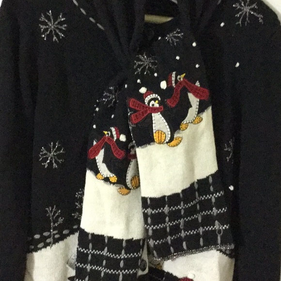 Cute White Stag Christmas sweater. - Picture 2 of 8